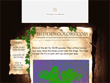 Tablet Screenshot of hiddencolors.com